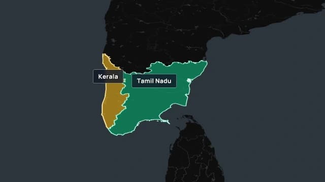Highlighting South India States AI motion template preview