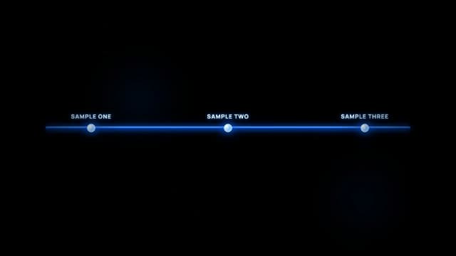 Glowing Timeline AI motion template preview