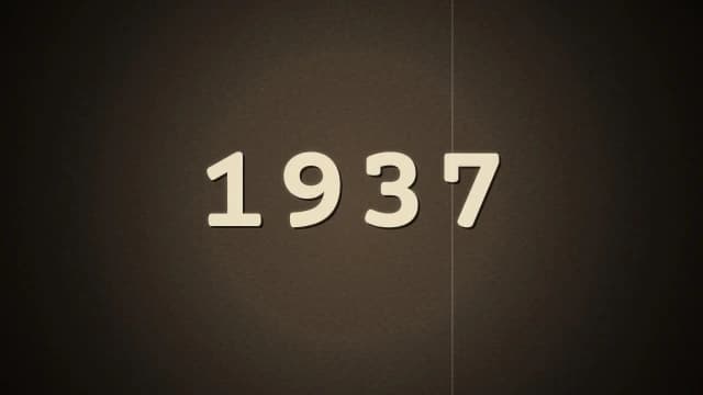 Vintage Film Year Counter AI motion template preview