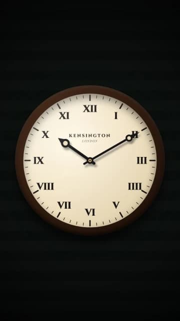 Vintage Wall Clock Reveal AI motion template preview