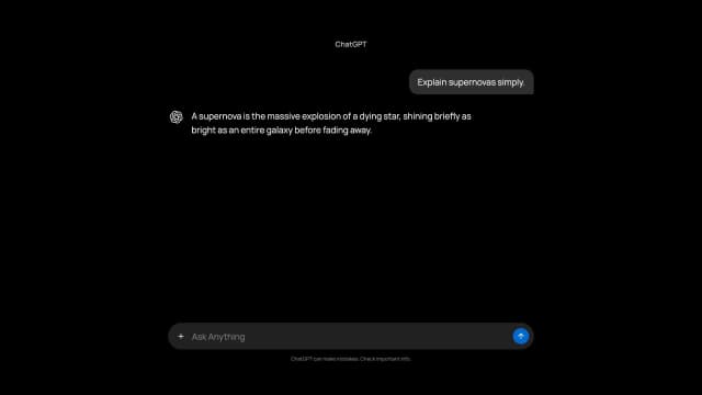 ChatGPT AI Chatbot Interface AI motion template preview