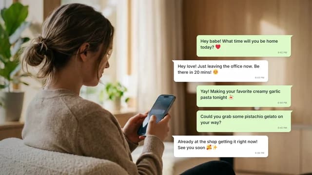WhatsApp Chat Overlay Animation AI motion template preview