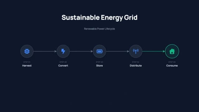 Workflow Process Flow Diagram AI motion template preview