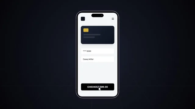 Mobile Payment Checkout Flow AI motion template preview